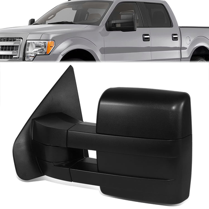 RETROVISOR MIRROR - OE STYLE - FORD F-150 04-14 - DUAL MIRROR - DRIVER SIDE - PAINT TO MATCH - BLACK