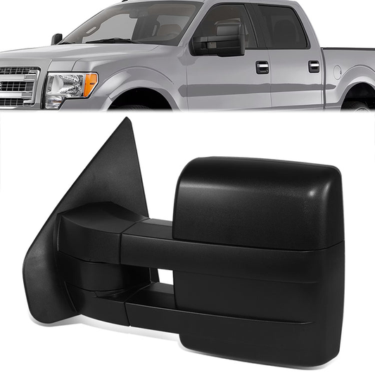 RETROVISOR MIRROR - OE STYLE - FORD F-150 04-14 - DUAL MIRROR - DRIVER SIDE - PAINT TO MATCH - BLACK