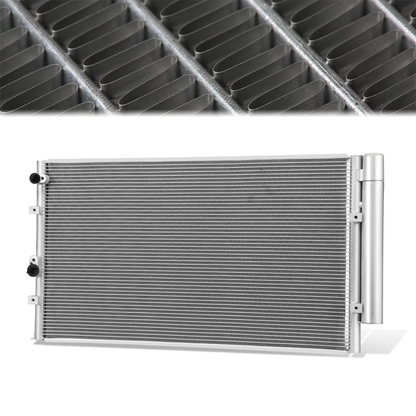 CONDENSADOR SCION FR-S 2013-2016 / SUBARU BRZ 2013-2021 / TOYOTA 86 2017-2021 - ALUMINUM - SILVER