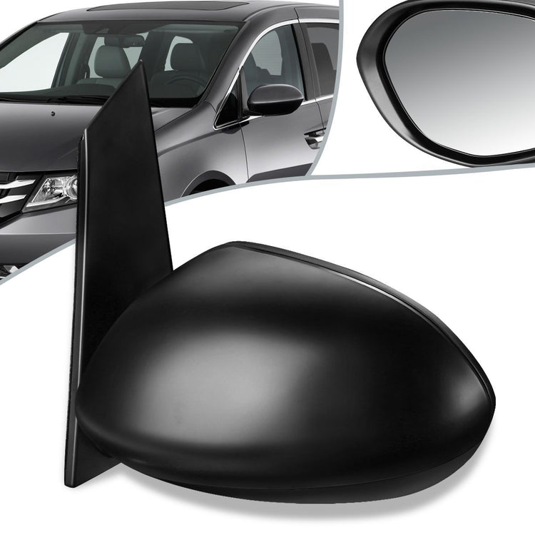 RETROVISOR MIRROR - OEM - 14-17 HONDA ODYSSEY - POWERED - TEXTURED - BLACK - LEFT