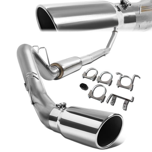 TUBERIA CATBACK CATBACK - 94-02 DODGE RAM 2500, 3500 5.9L - TURBO DIESEL - SINGLE TIP - STAINLESS STEEL