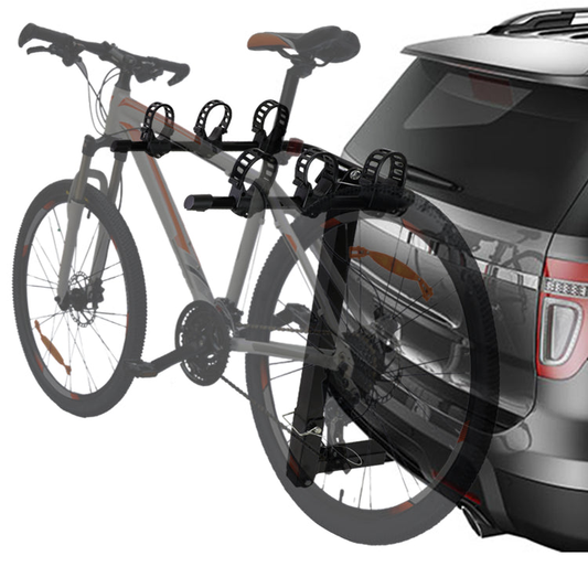 PORTAEQUIPAJE BICYCLE RACK CARRIER - MOUNT REAR TRAILER - 2" - POWDERED COATED - UNIVERSAL