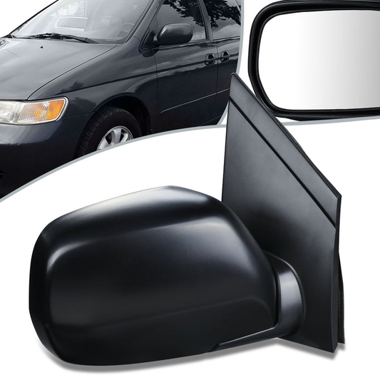 RETROVISOR MIRROR - OEM - 99-04 HONDA ODYSSEY - POWERED - FOLDING - BLACK MATERIAL - RIGHT