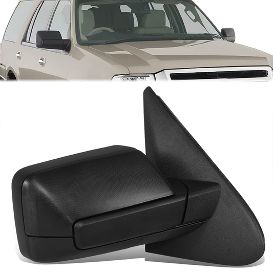 RETROVISOR MIRROR - OE STYLE - FORD EXPEDITION 11 - WITH POWER WITH HEATED WITH TURN SIGNAL - PASSENGER SIDE - PAINT TO MATCH - BLACK
