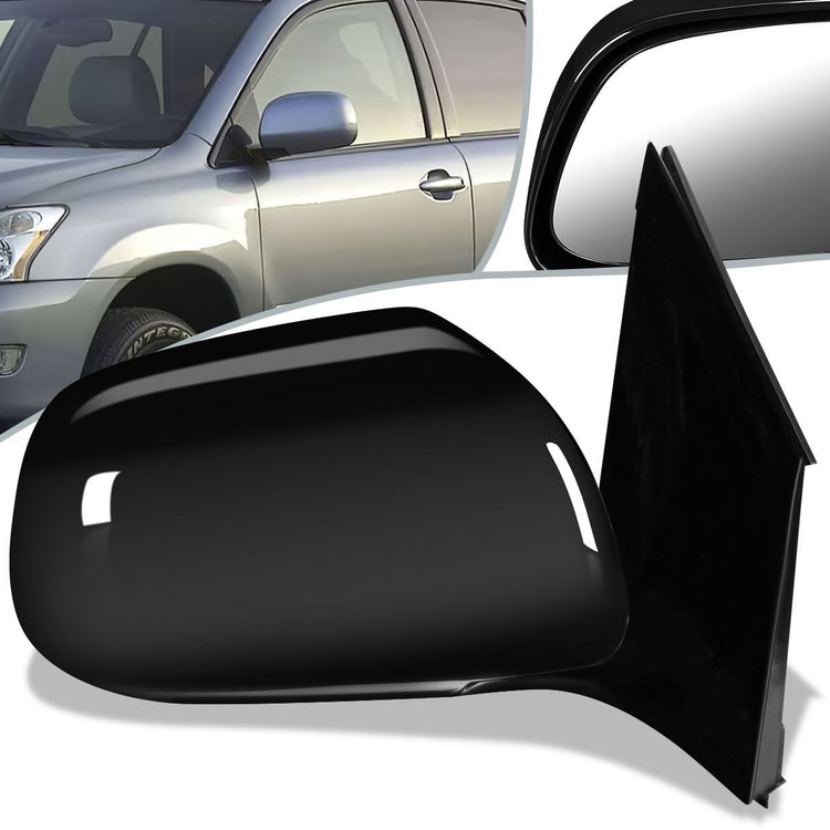 RETROVISOR MIRROR - OEM - 04-06 LEXUS RX330 / 07-09 LEXUS RX350 / 06-08 LEXUS RX400H - POWERED - HEATED - PAINTABLE - BLACK - RIGHT