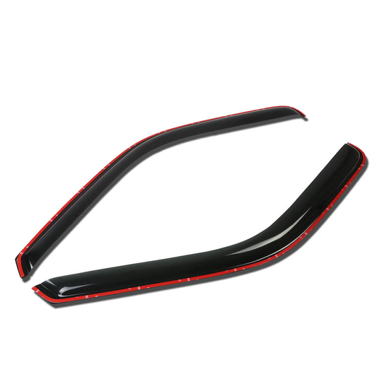 PROTECTOR DE VENTANA WINDOW VISORS - 99-15 FORD F-250, F-350, F-450, F-550 - SUPER DUTY - 2PCS  - DARK SMOKE