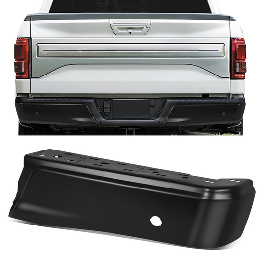 DEFENSA 15-20 FORD F-150-BLACK,RIGHT,WITH SENSOR HOLE - RIGHT - BLACK