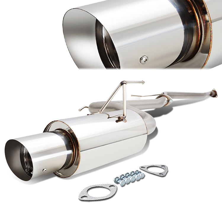 TUBERIA CATBACK CATBACK - 03-06 HONDA ACCORD 2DR 4CYL - SINGLE TIP - STAINLESS STEEL