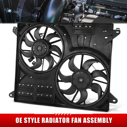 ABANICOS OE STYLE -FORD EDGE 2015-2022 / LINCOLN MKX 2016-2018 / 2.0T, 2.7L, 3.5L - W/O TOWING PKG