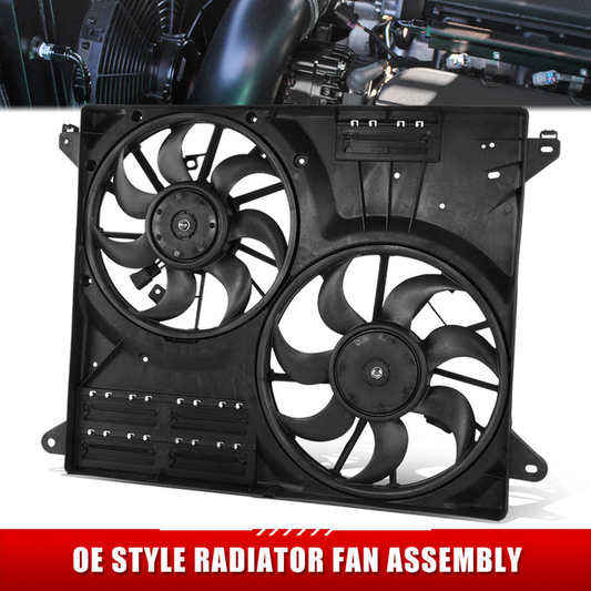 ABANICOS OE STYLE -FORD EDGE 2015-2022 / LINCOLN MKX 2016-2018 / 2.0T, 2.7L, 3.5L - W/O TOWING PKG