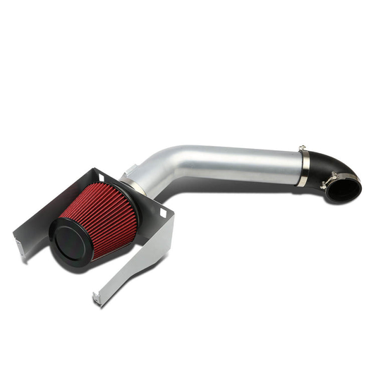FILTRO DE AIRE ALTO FLUJO HEAT SHIELD - 09-10 FORD F-150 / 07-14 EXPEDITION, LINCOLN NAVIGATOR - FITS MODELS WITH 5.4L V8 ENGINE ONLY - ALUMINUM PIPING - SILVER