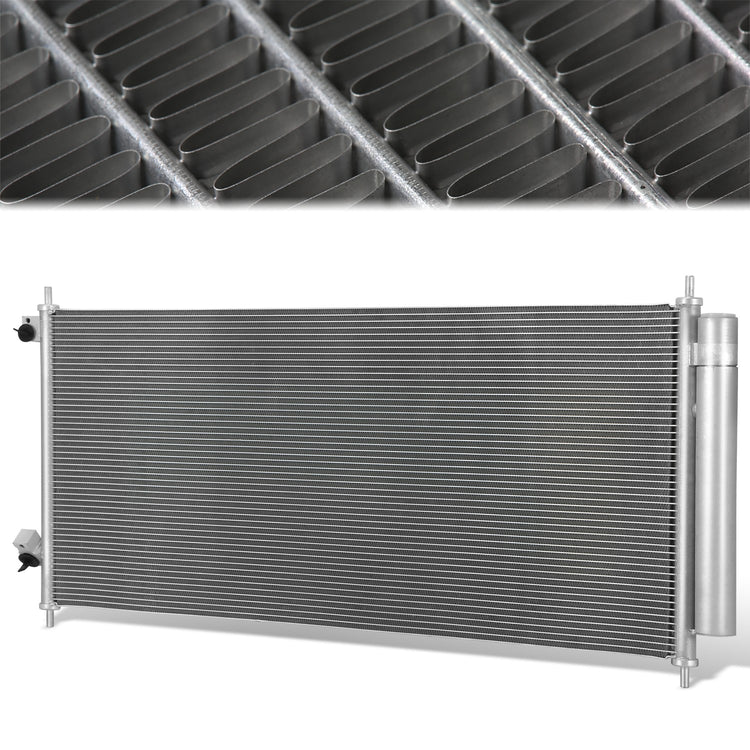 CONDENSADOR HONDA FIT 2009-2013 - ALUMINUM - SILVER