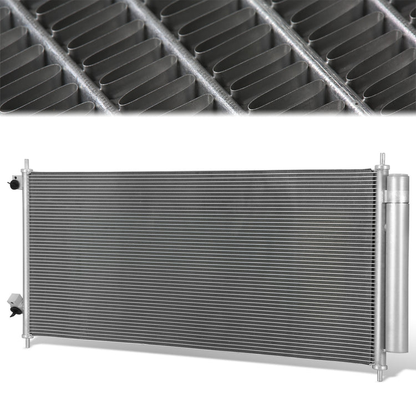 CONDENSADOR HONDA FIT 2009-2013 - ALUMINUM - SILVER