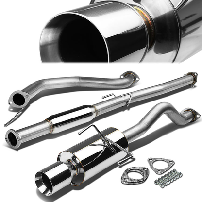TUBERIA CATBACK CATBACK - 94-01 ACURA INTEGRA 2DR GSR - SINGLE ROLLED TIP - STAINLESS STEEL