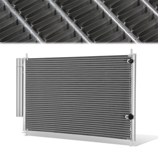 CONDENSADOR PONTIAC VIBE 2009-2010 / SCION TC 2011-2016 / SCION XB 2008-2015 / TOYOTA COROLLA 2009-2019 / TOYOTA MATRIX 2009-2014 - ALUMINUM - SILVER