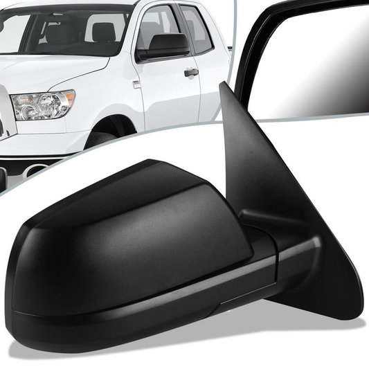 RETROVISOR MIRROR - OEM - 07-18 TOYOTA TUNDRA - MATTE - BLACK - RIGHT