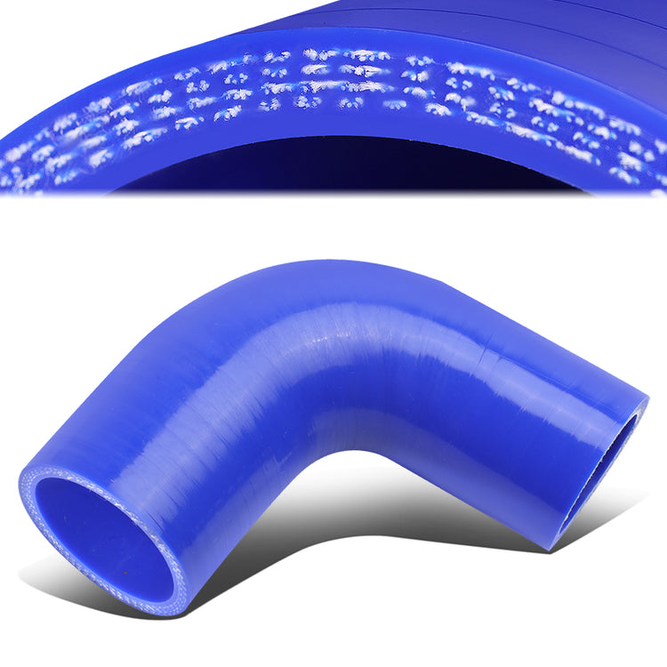 COPLE DE SILICON 3-PLY - 1.50" TO 1.75" REDUCER W/ 90 DEGREE - BLUE