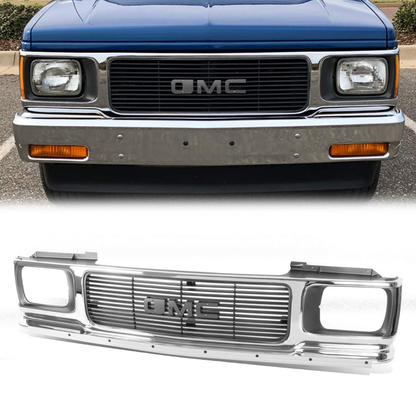 PARRILLA GRILLE - CV S10/SONOMA/JIMMY '82-'93/ GRILLE ASS'Y 91-93/ CHROME/GRAY/ (S15/JIMMY/ENVOY/SONOMA)//PARTS.NO,GM1200346//OEM NO,15688528