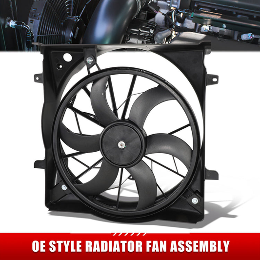 ABANICOS OE STYLE -JEEP LIBERTY 2002-2007 / 3.7L - W/ HEAVY DUTY COOLING - W/ 2-PIN PLUG