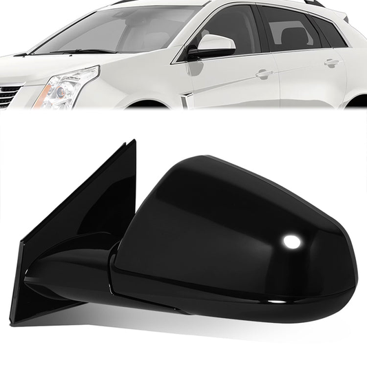 RETROVISOR MIRROR - OE STYLE - CADILLAC SRX 2010-2012 - WITH POWER FOLD WITH HEATED GLASS - DRIVER LEFT SIDE - BLACK