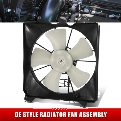ABANICOS OE STYLE -HONDA ACCORD 2008-2012 - FITS 2.4L MODELS - W/ OE DENSO (5-BLADE)