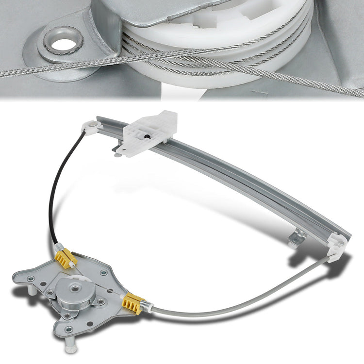 REGULADOR DE VENTANA WINDOW MOTORS & REGULATORS - METALLIC - 00-05 HYUNDAI ACCENT HATCHBACK - METALLIC - BARE STEEL/PLASTIC