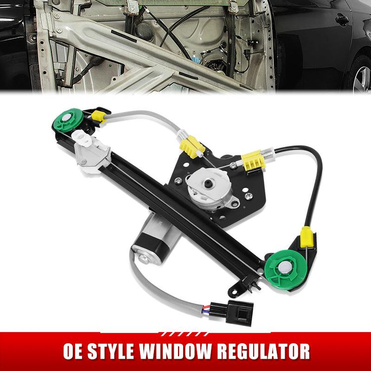 REGULADOR DE VENTANA WINDOW MOTORS & REGULATORS - CHEVROLET CLASSIC 2004-2005 / CHEVROLET MALIBU 1997-2003 / OLDSMOBILE CUTLASS 1997-1999 - METALLIC - BARE STEEL / PLASTIC