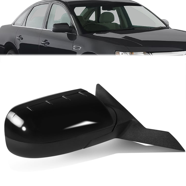 RETROVISOR MIRROR - OE STYLE - FORD TAURUS 2008-2009 - WITH POWER WITH HEATED GLASS - PASSENGER RIGHT SIDE - BLACK