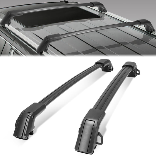 PORTAEQUIPAJE ROOF RACK CROSSBAR - ALUMINUM BAR + ALUMINUM FOOT - SPECIAL FOR CHEVROLET TAHOE,SUBURBAN,GMC YUKON AND CADILLAC ESCALADE WITH SIDE RAILS 2021+