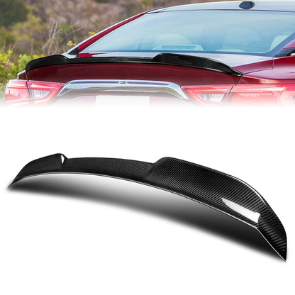 SPOILER CAR TRUNK SPOILER - 16-21 NISSAN MAXIMA - CARBON FIBER BLACK