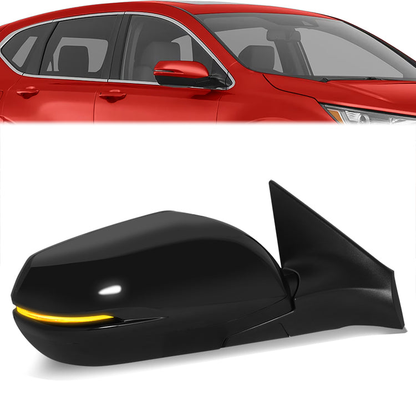 RETROVISOR MIRROR - OE STYLE - HONDA CR-V 17-22 - WITH POWER WITH HEATED WITH SIGNAL - PASSENGER SIDE - PAINT TO MATCH - BLACK