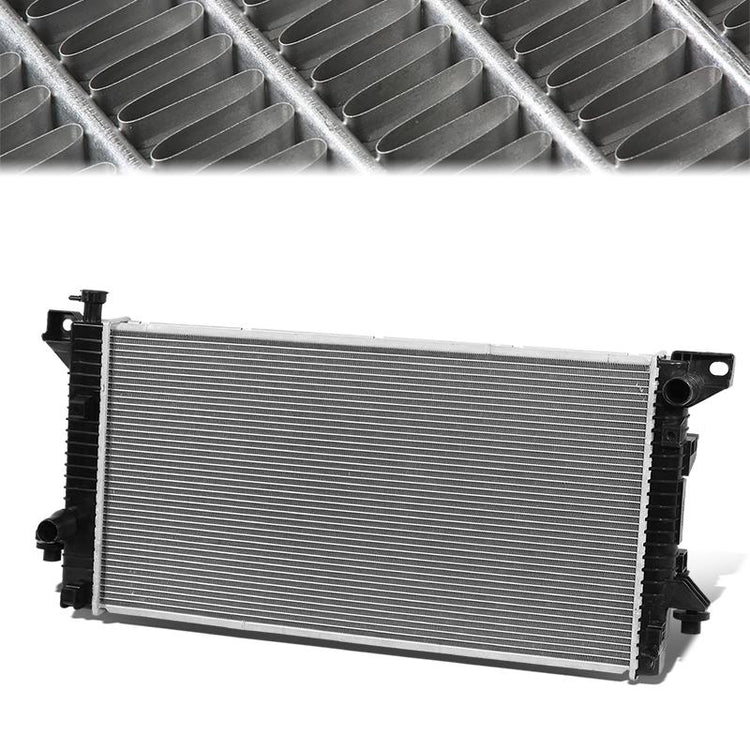 RADIADOR RADIATOR - OEM - 09-13 FORD EXPEDITION / 09-10 FORD F-150 / 09-14 LINCOLN NAVIGATOR - FITS MODELS WITH 4.6L ENGINES - WITH AUTOMATIC TRANSMISSION - FITS MODELS WITHOUT TOWING PACKAGE - WITHOUT FILLER NECK - FITS MODELS WITH STANDARD DUTY COOLING