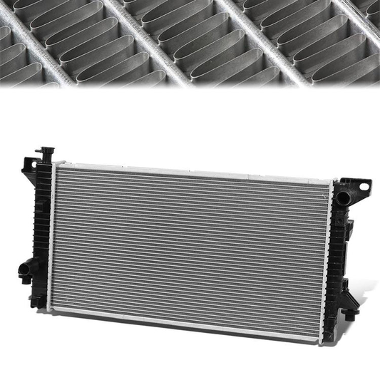 RADIADOR RADIATOR - OEM - 09-13 FORD EXPEDITION / 09-10 FORD F-150 / 09-14 LINCOLN NAVIGATOR - FITS MODELS WITH 4.6L ENGINES - WITH AUTOMATIC TRANSMISSION - FITS MODELS WITHOUT TOWING PACKAGE - WITHOUT FILLER NECK - FITS MODELS WITH STANDARD DUTY COOLING
