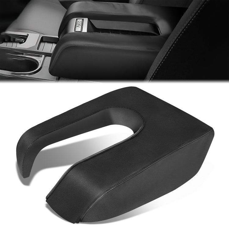 TAPA DE CONSOLA CENTER CONSOLE COVER - 14-19 TOYOTA TUNDRA - SYNTHETIC LEATHER - BLACK