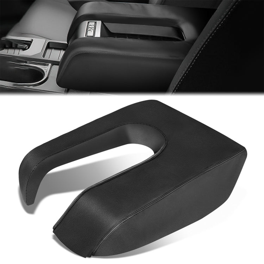 TAPA DE CONSOLA CENTER CONSOLE COVER - 14-19 TOYOTA TUNDRA - SYNTHETIC LEATHER - BLACK