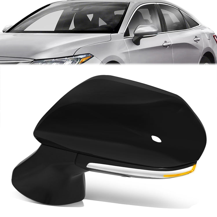 RETROVISOR MIRROR - OE STYLE - TOYOTA AVALON 19-22 - WITH POWER WITH HEATED GLASS WITH SIGNAL WITH MEMORY WITH BLIND SPOT WITH CAMERA - DRIVER SIDE - PAINT TO MATCH - BLACK
