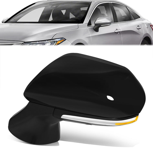 RETROVISOR MIRROR - OE STYLE - TOYOTA AVALON 19-22 - WITH POWER WITH HEATED GLASS WITH SIGNAL WITH MEMORY WITH BLIND SPOT WITH CAMERA - DRIVER SIDE - PAINT TO MATCH - BLACK