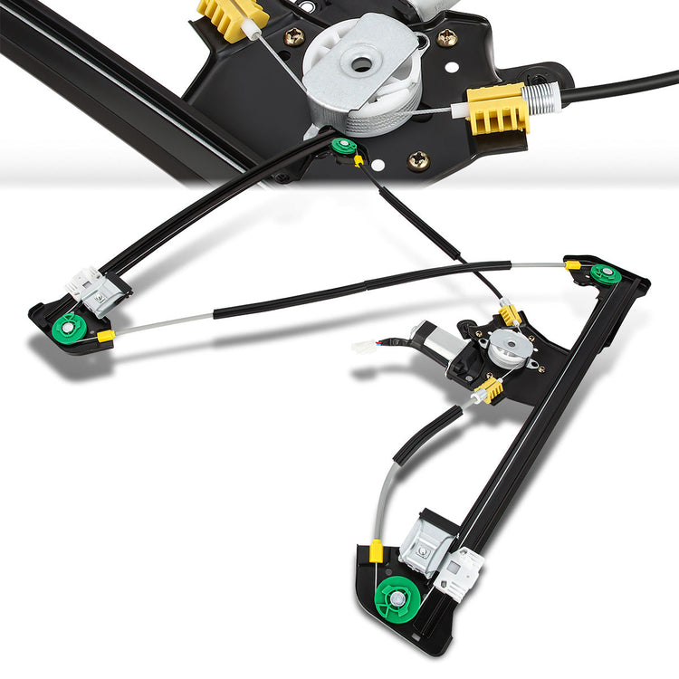 REGULADOR DE VENTANA WINDOW MOTORS & REGULATORS - METALLIC - 04-08 FORD F-150/04-08 FORD LOBO/FITS EXTENDED CAB - DOES NOT CREW CAB / STANDARD CABS - METALLIC - BARE STEEL/PLASTIC