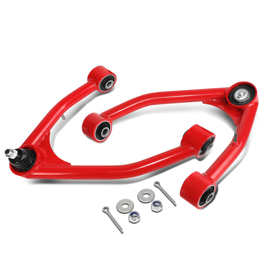 HORQUILLAS CADILLAC CHEVY GMC SUV 1500 2007-2015, 2-4" UPPER CONTROL ARM LIFT KITS FOR CHEVY SILVERADO GM 1500 07-16 TUBULAR, UPPER CONTROL ARM FOR 2-4" LEVELING KIT 2007-2018 CHEVY SILVERADO GM SIERRA 1500, RED+BLACK