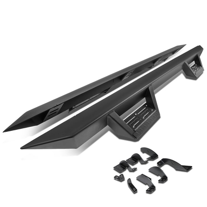 ESTRIBOS STEP DOWN - 05-16 TOYOTA TACOMA - EXTENDED CAB - BLACK