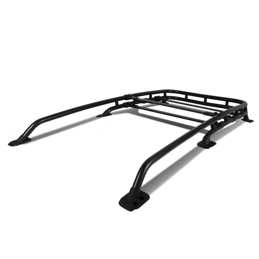 PORTAEQUIPAJE ROOF RACK BASKET - OE STYLE - ALUMINUM - 07-13 TOYOTA FJ CRUISER - BLACK