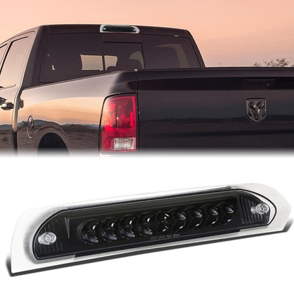 LUZ DE FRENO 02-08 DODGE RAM 1500 / 03-09 RAM 2500, 3500 - FITS MODELS WITH CARGO LIGHTS ONLY - LED - BLACK