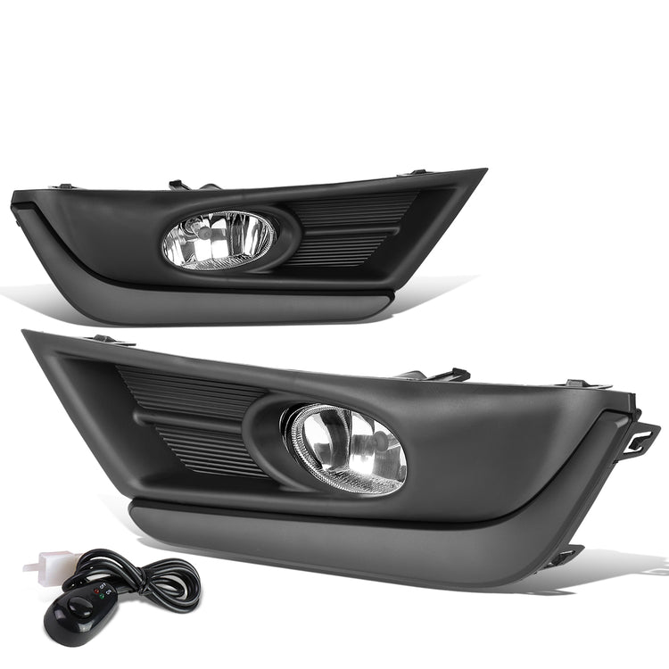 FAROS DE NIEBLA 17-18 HONDA CR-V - REQUIRES FOG LIGHT BRACKETS FOR INSTALLATION - WITH BLACK TRIM BEZEL - CHROME / CLEAR