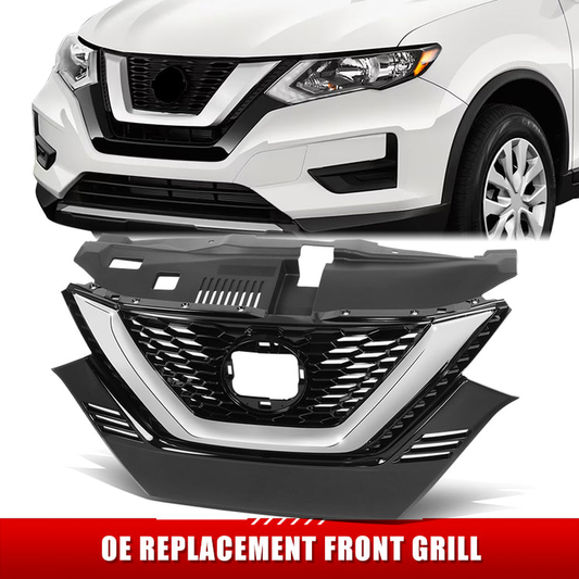 PARRILLA GRILLE - DS ROGE SPORT 17-19/20-21/ GRILLE ASS'Y 20-21/ CHROME-BRIGHT/BLACK/ W/CAMERA HOLE W/O EMBLEM/ (S ,SL ,SV) (USA)//PARTS.NO,NI1200319//OEM NO,623106MR5A