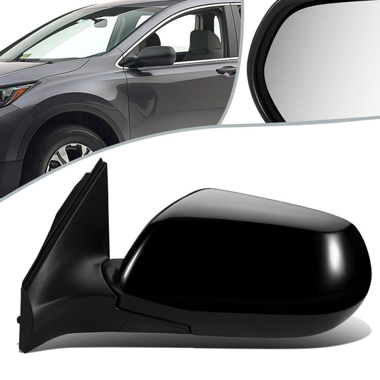 RETROVISOR MIRROR - OEM - 17-20 HONDA CR-V - POWERED - FOLDING - BLACK MATERIAL - LEFT
