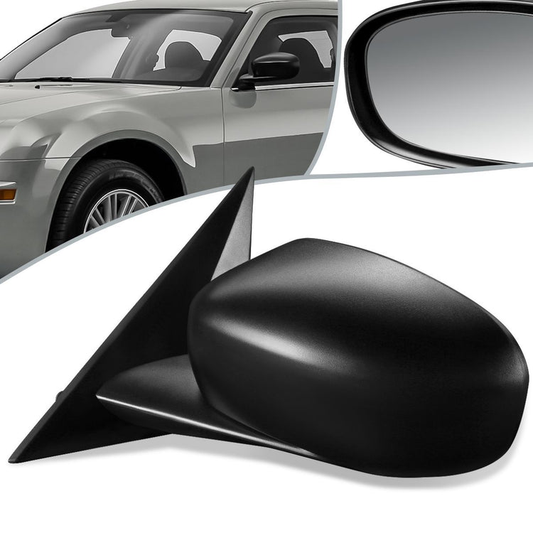 RETROVISOR MIRROR - 05-10 CHRYSLER 300 -  POWERED - OEM - LEFT - TEXTURED/BLACK