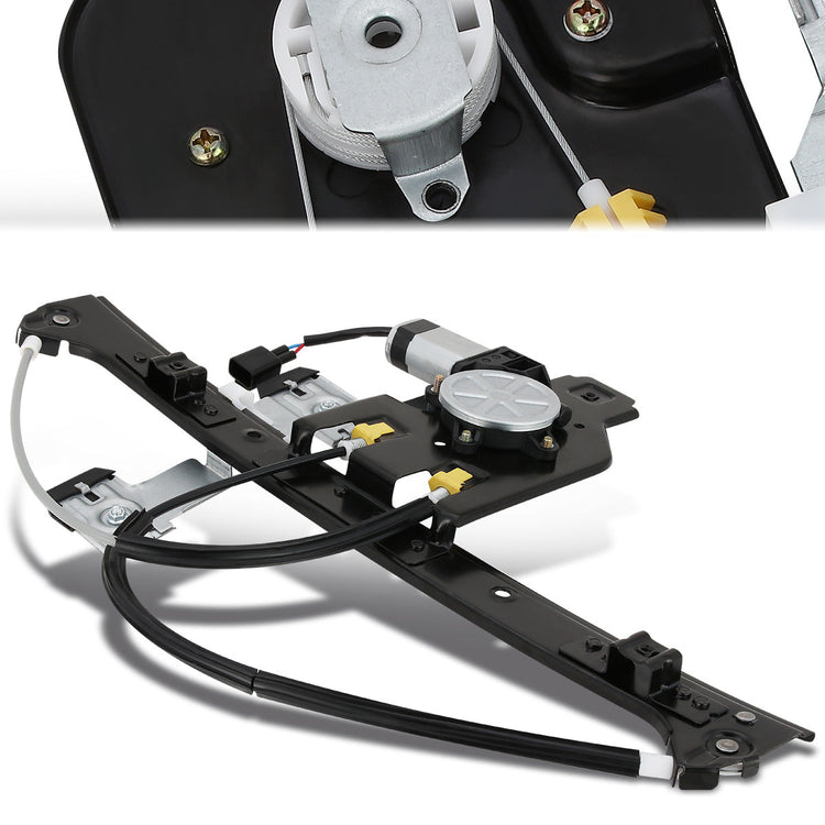 REGULADOR DE VENTANA WINDOW MOTORS & REGULATORS - METALLIC - 02-06 CHEVY TRAILBLAZER/02-06 GMC ENVOY/03-05 ISUZU ASCENDER - METALLIC - BARE STEEL/PLASTIC