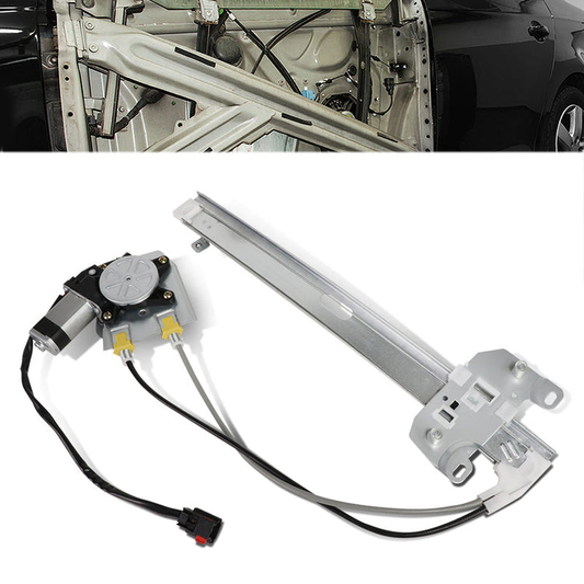 REGULADOR DE VENTANA WINDOW MOTORS & REGULATORS - METALLIC - 97-01 JEEP CHEROKEE - METALLIC - BARE STEEL/PLASTIC