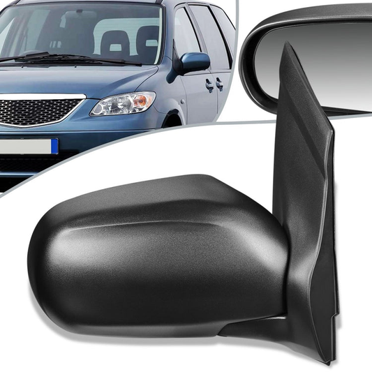 RETROVISOR MIRROR - OEM - 00-06 MAZDA MPV - POWERED - HEATED - TEXTURED - BLACK - RIGHT