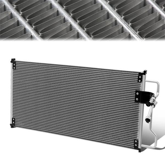 CONDENSADOR 97-04 FORD F-150 / 2004 FORD F-150 HERITAGE / 97-99 FORD F-250 / 00-04 FORD F-250 SUPER DUTY - FITS 4.2L V6, 4.6L V8, 5.4L V8 ENGINE MODELS & MODELS UNDER 8500 GVW - ALUMINIUM